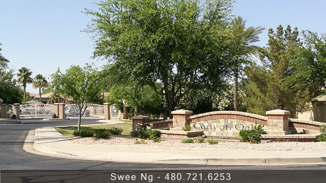 Canyon Oak Gated Community Homes for Sale Chandler AZ 85286, Real Estate Listings and House Value