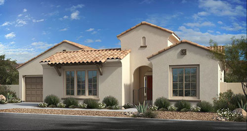 Olympus floor plan Promontory at Foothills West by Taylor Morrison Ahwatukee Phoenix AZ 85045