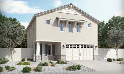 Plan 1800 The Strand at Cadence Mesa AZ 85212 by Newport Homes