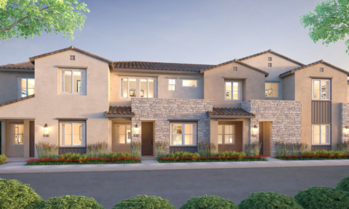 Plan 1 floor plan in The Rows at Mosaic Layton Lakes Gilbert AZ 85297 by The New Home Company