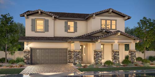 Residence Eight floor plan in Palma Brisa Craftsman Collection by Blandford Homes Ahwatukee Phoenix AZ 85048