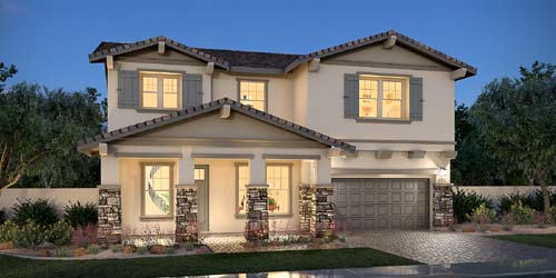 Residence Seven floor plan in Palma Brisa Craftsman Collection by Blandford Homes Ahwatukee Phoenix AZ 85048