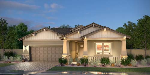 Residence Six floor plan in Palma Brisa Craftsman Collection by Blandford Homes Ahwatukee Phoenix AZ 85048