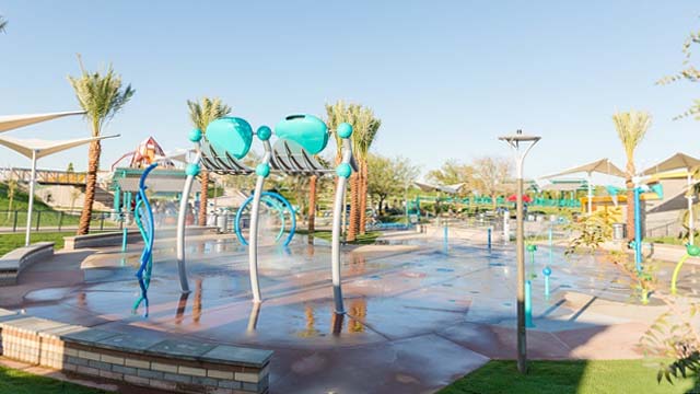 Gilbert Regional Park splash pad